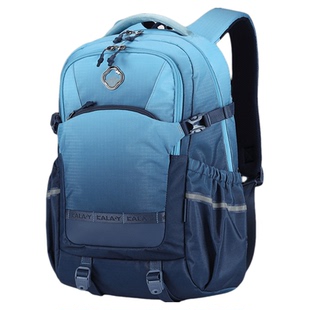 卡拉羊书包男生初中生大容量轻便生中学生高中生双肩包女生减负