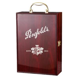 新款奔富包装盒高档红酒礼品盒红酒通用手提单支双支红酒礼盒定制