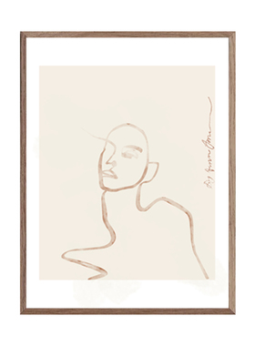 北欧实木画框装裱实木北欧画框