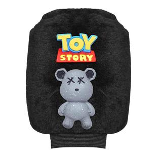 暴力熊冬季毛绒档位套排挡套手刹套汽车档把套装自动手动挡通用型