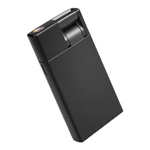50支一整盒磨砂黑金属防风直冲打火机送男友礼物定制订做广告logo