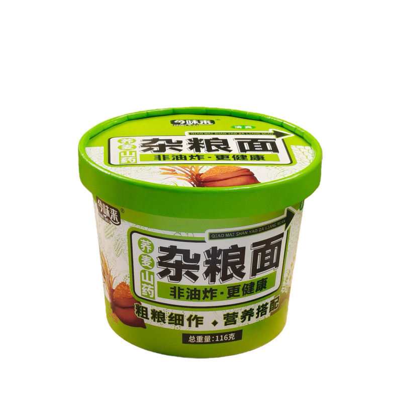 清真荞麦山药杂粮面桶装