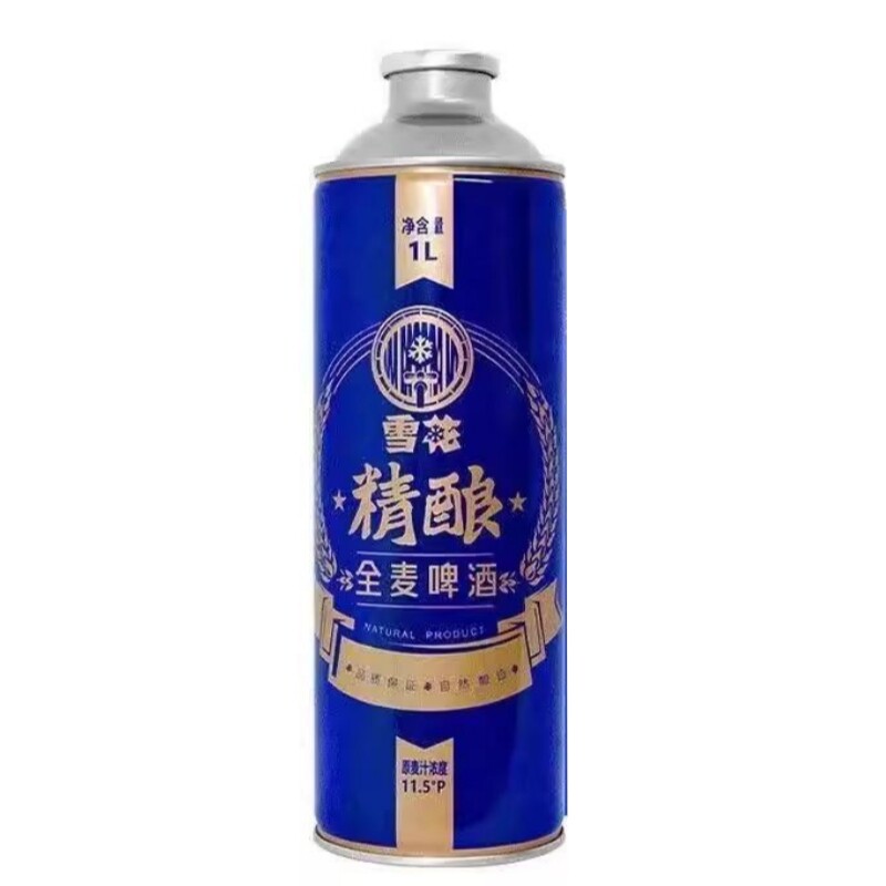 雪花啤酒精酿全麦1L*6罐