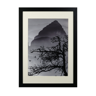 宽边铝合金画框装裱艺术摄影展相框作品展示装饰裱框架展览海报框