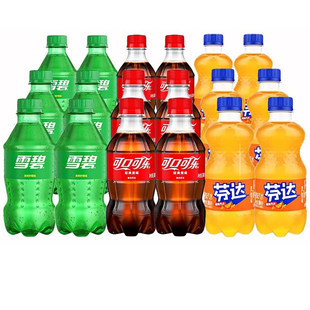 雪碧可口可乐300ml*24瓶芬达碳酸饮料整箱小瓶迷你款汽水无糖瓶装