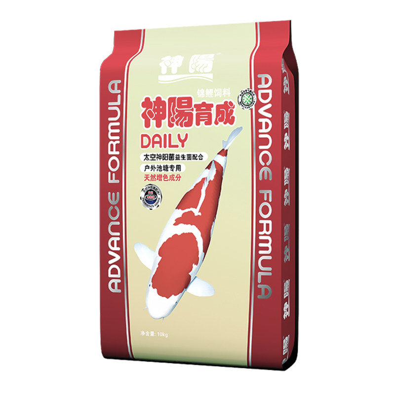 神阳锦鲤鱼饲料育成长个增色增体