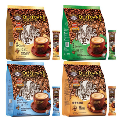 旧街场马来西亚经典3合1白咖啡