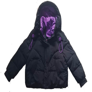 25年新款棉服女短款带帽子韩版宽松上衣外套大码洋气棉衣袄子冬装