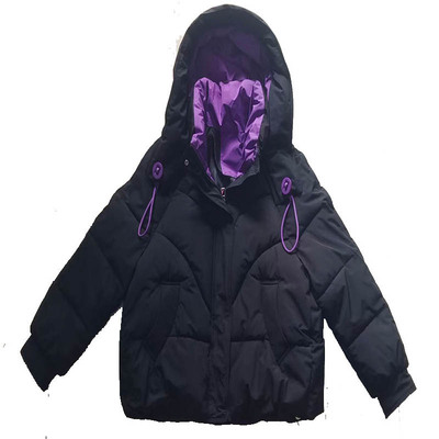 25年新款棉服女短款带帽子韩版宽松上衣外套大码洋气棉衣袄子冬装