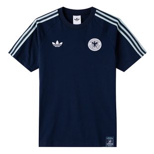 Adidas阿迪达斯男装短袖T恤26夏季新款圆领透气足球运动服JZ9342