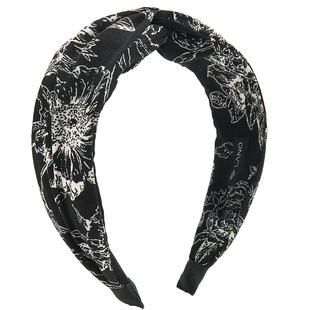 兰诺腰果花宽边洗脸发箍女款2026新款日常外戴轻奢高颅顶头箍头饰