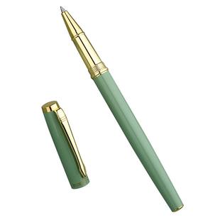 英雄A12中性笔金属笔杆重手感签名宝珠笔0.5mm书写高颜值礼物私人定制签字好看的笔钢笔式圆珠笔官方旗舰店