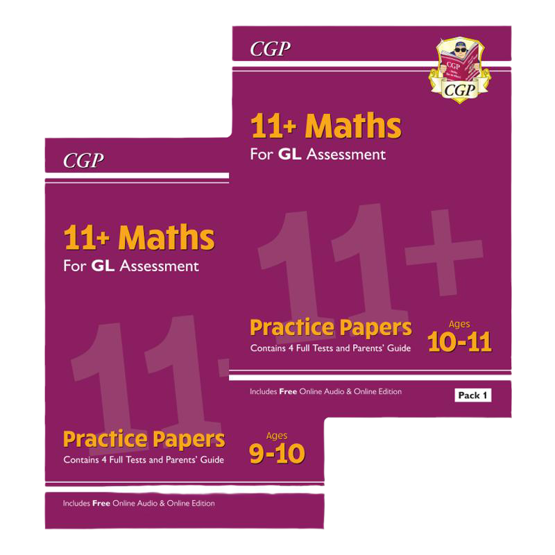 英国CGP原版11+ Maths GL数学练习测试多组合 Practice & Assessment 小升初学习指南趣味练习思维培养7-11岁附在线版