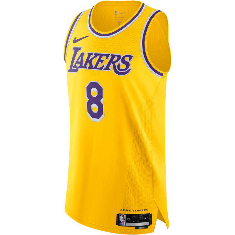 耐克洛杉矶湖人队科比男子速干球衣秋冬个性舒适NIKE DRI-FIT NBA