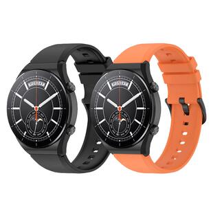 适用于小米WatchS5手表s4表带硅胶sport腕带s3智能s2运动透气柔软color2高级硅胶替换带男女2pro创意配件22mm