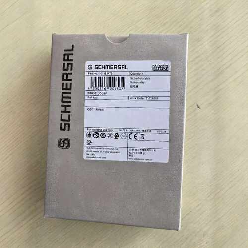 议价SCHMERSAL施迈赛安全继电器SRB301LC-24V 24VAC/DC现货全新正