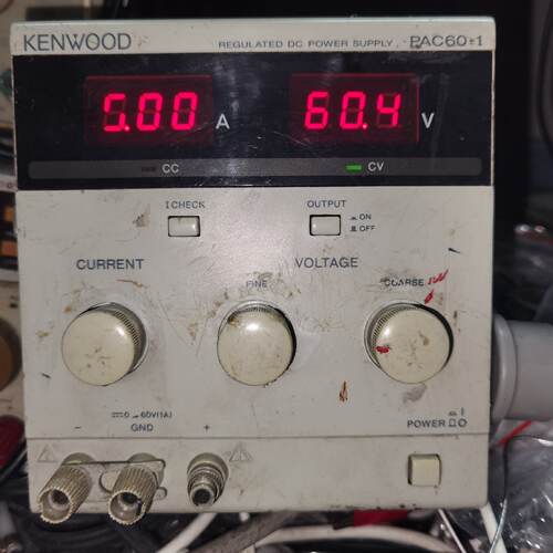 建伍Kenwood PAC60-1可调线性电源  电压/电流
