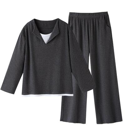 睡衣女士春秋款纯棉长袖家居服