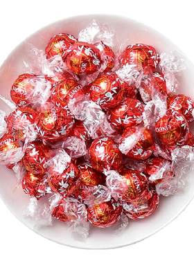 Lindt瑞士莲软心牛奶巧克力500g散装办公室休闲零食小包装糖果