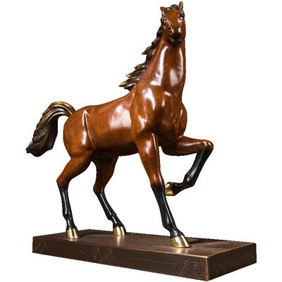 朱炳仁乾隆八骏奔霄工艺品马摆件