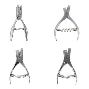 科灵缺口钳服装制版打样钳U型打洞对位打孔器不锈钢钳子检票钳