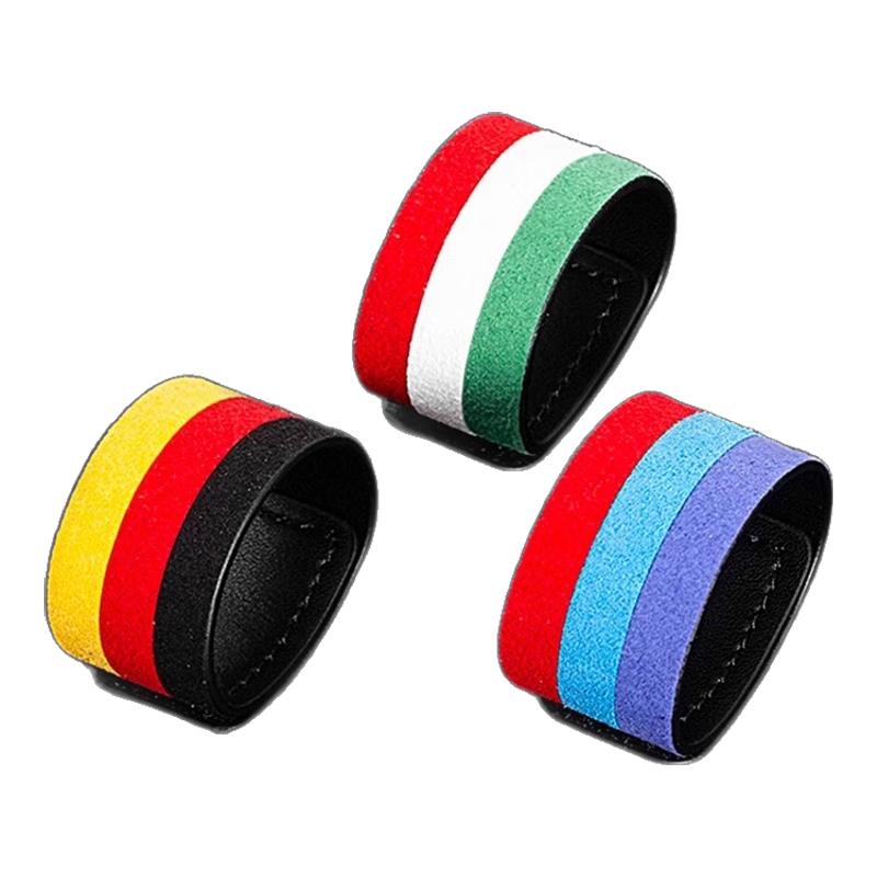 汽车方向盘中心提示标车贴新手趣味中心线标记贴纸三色创意装饰贴