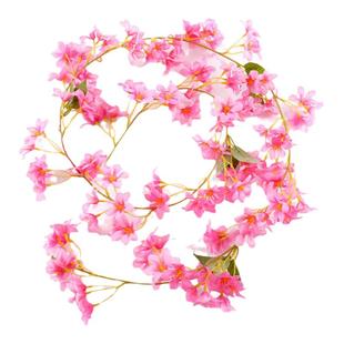 仿真迎春花樱花藤条假花装饰客厅空调水管道缠绕花藤暖气遮挡花条