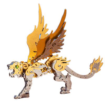 钢魔客神兽不锈钢立体金属拼图