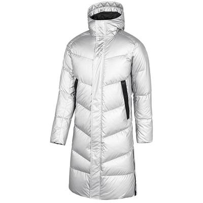 kelme长款过膝保暖羽绒服