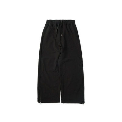 ZR简约拼条圆膝面缅裆卫裤