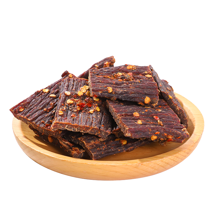 正宗手撕風(fēng)干牛肉干官方旗艦店麻辣零食干巴四川特產(chǎn)即食熟食500g