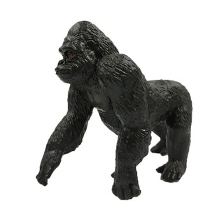 银背大猩猩玩具山地大猩猩模型黑猩猩仿真野人猿雌雄白色白化猩U