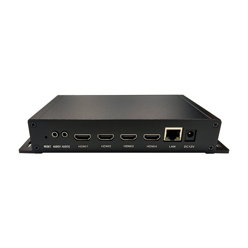 h265 4路hdmi高清视频编码器srt rtmp转网络直播推流监控接NVR录