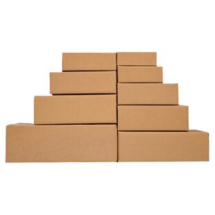 半高纸箱矮箱子快递打包发货纸箱子定做长方形扁平小号纸盒子定制