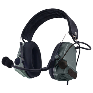 TCA C3头箍版头戴式战术拾音降噪耳机靶场射击听声辨位对讲机通讯