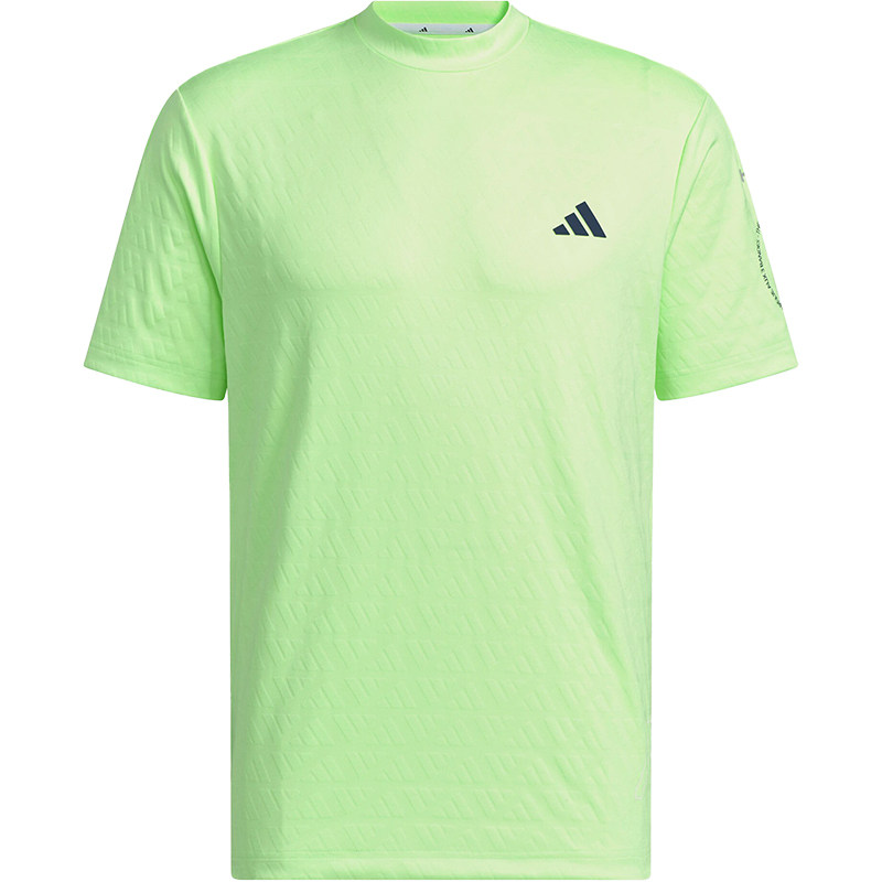 Adidas/阿迪达斯正品高尔夫男士半高领休闲运动短袖T恤IN9061