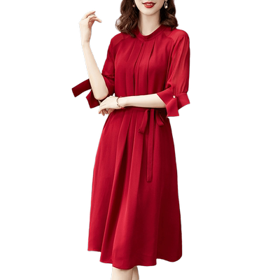 香妮芬高端大牌贵妇人新款连衣裙