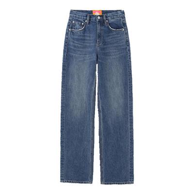 HeyJoanie宽松阔腿牛仔裤拖地裤