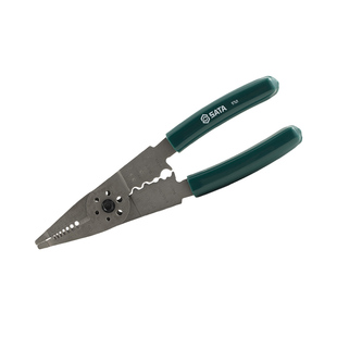 世达汽车专用剥线钳8寸多功能压接钳端子钳螺丝切断钳工具97521