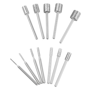 圆柱形金刚石磨头磨棒A3mmA1A2钻石合金金刚砂电磨机气动磨头T形