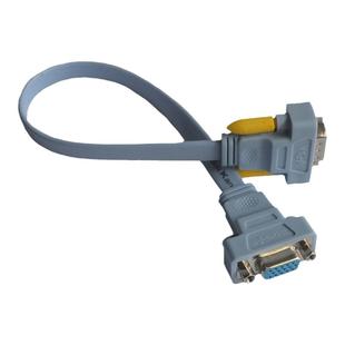 vga公对母延长线短VGA线主机显示器投影仪高清连对接线0.3m0.5 米