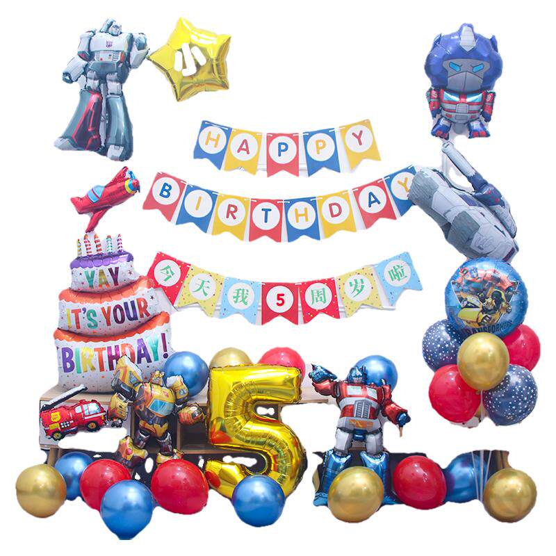 变形金刚擎天柱生日气球