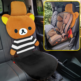 儿童汽车安全座椅防磨垫通用isofix加厚卡通可爱宝宝防滑垫保护垫