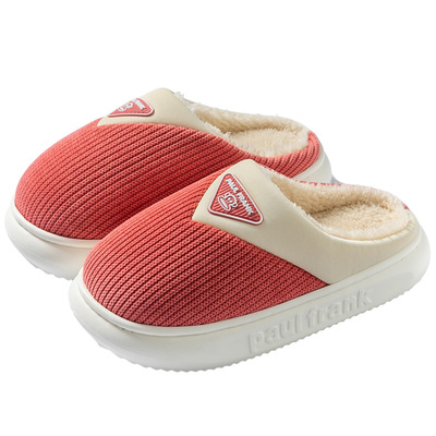 大嘴猴休闲轻便保暖棉拖鞋