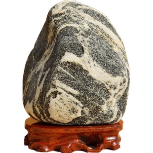 天然青石原石奇石观赏石风水石 真石头 小摆件  靠山石摆件 镇宅