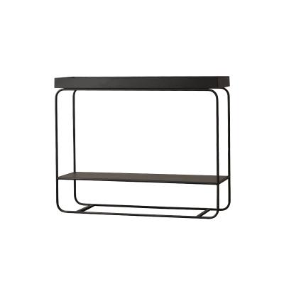 玄关桌铁艺置物架收纳桌装饰边桌