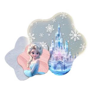 艾莎儿童房装饰画女孩爱莎公主房间布置背景墙面床头挂画卧室壁灯