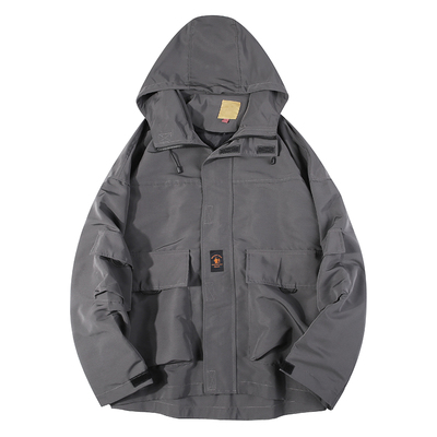 兔先森春秋季复古潮流工装外套男