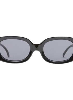 代购VANS女士太阳镜防紫外线遮光抗眩光清晰视野椭圆形黑色哑光