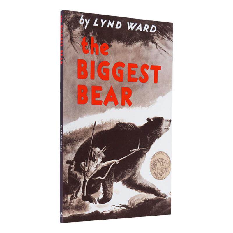 现货绘本 最大的熊 the biggest bear 英文 林德瓦尔德 lyndward 凯迪克金奖 汪培珽第3阶段书单推荐 儿童英语启蒙 原版英语书籍